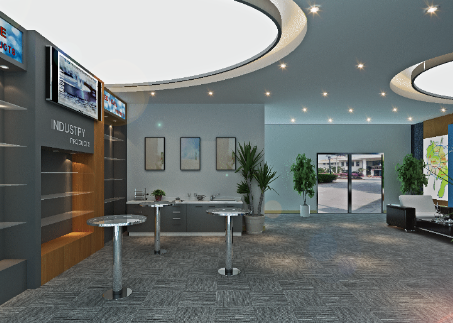 廠房產(chǎn)品形象展廳裝飾