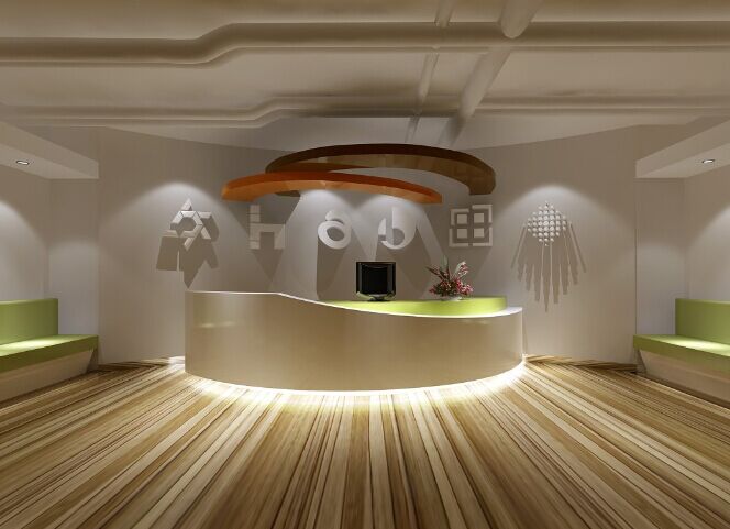 辦公室前臺(tái)背景墻